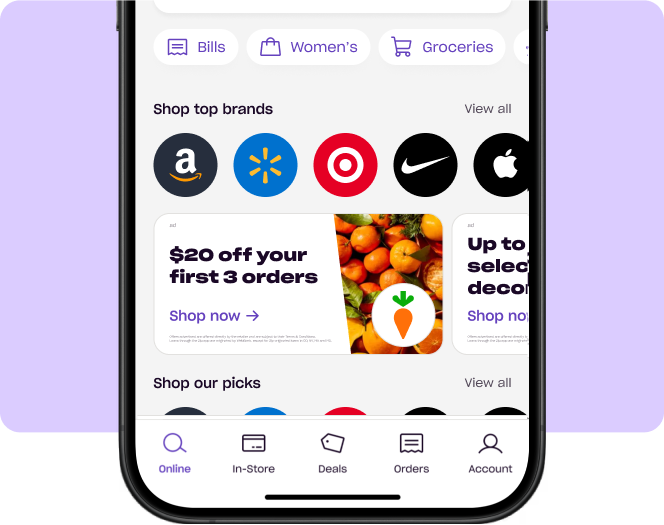 In-app placements